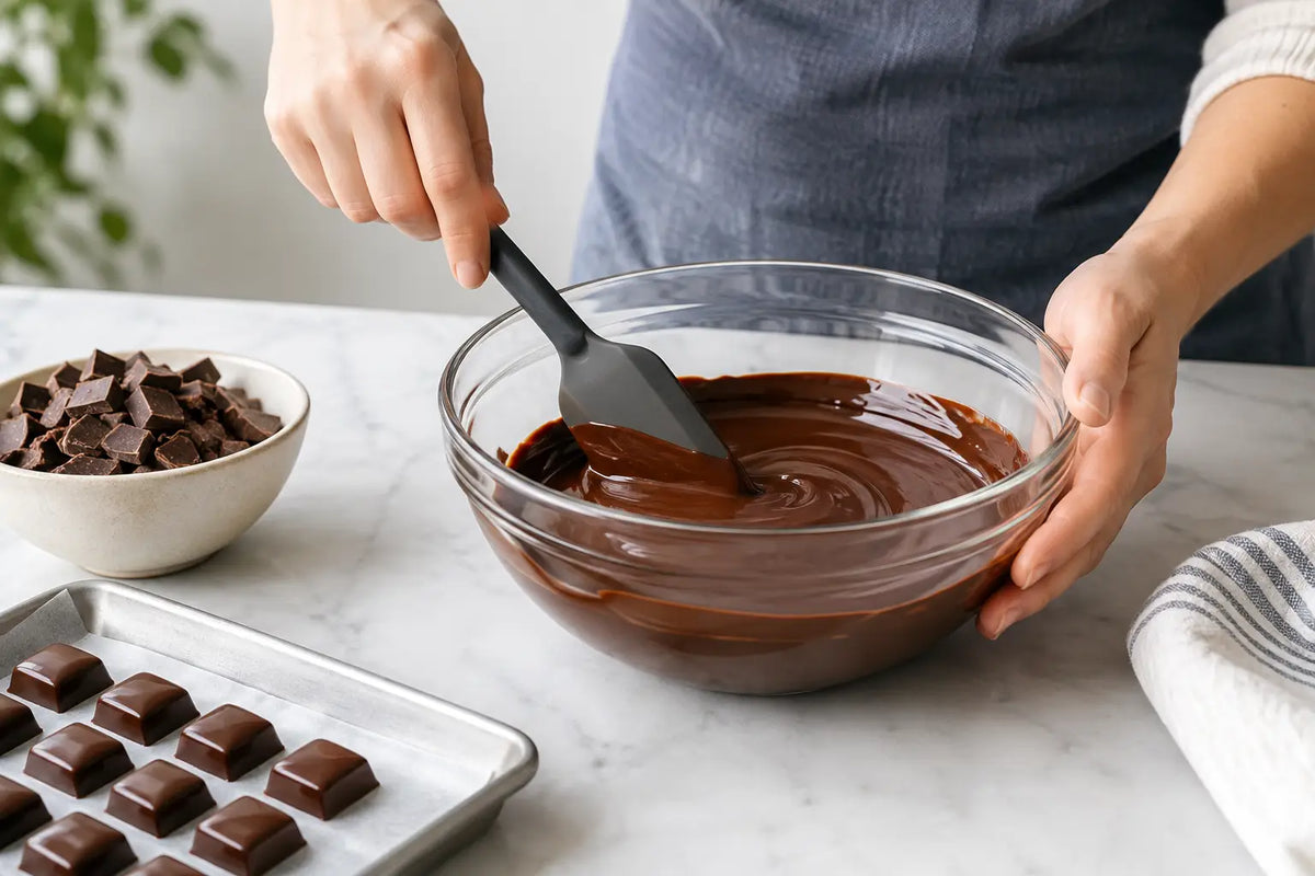 How to Temper Chocolate Without Marble at Home
