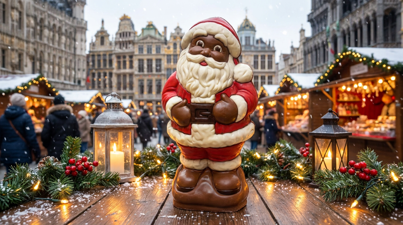 Milk chocolate Santa Claus: festive Belgian gift ideas