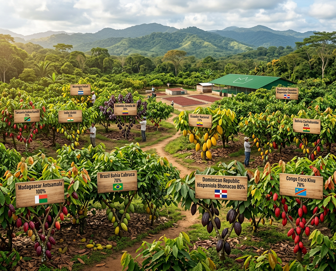 Exploring Global Cacao Origins: A Guided Tasting with a 30-Bar Dark Chocolate Discovery Box
