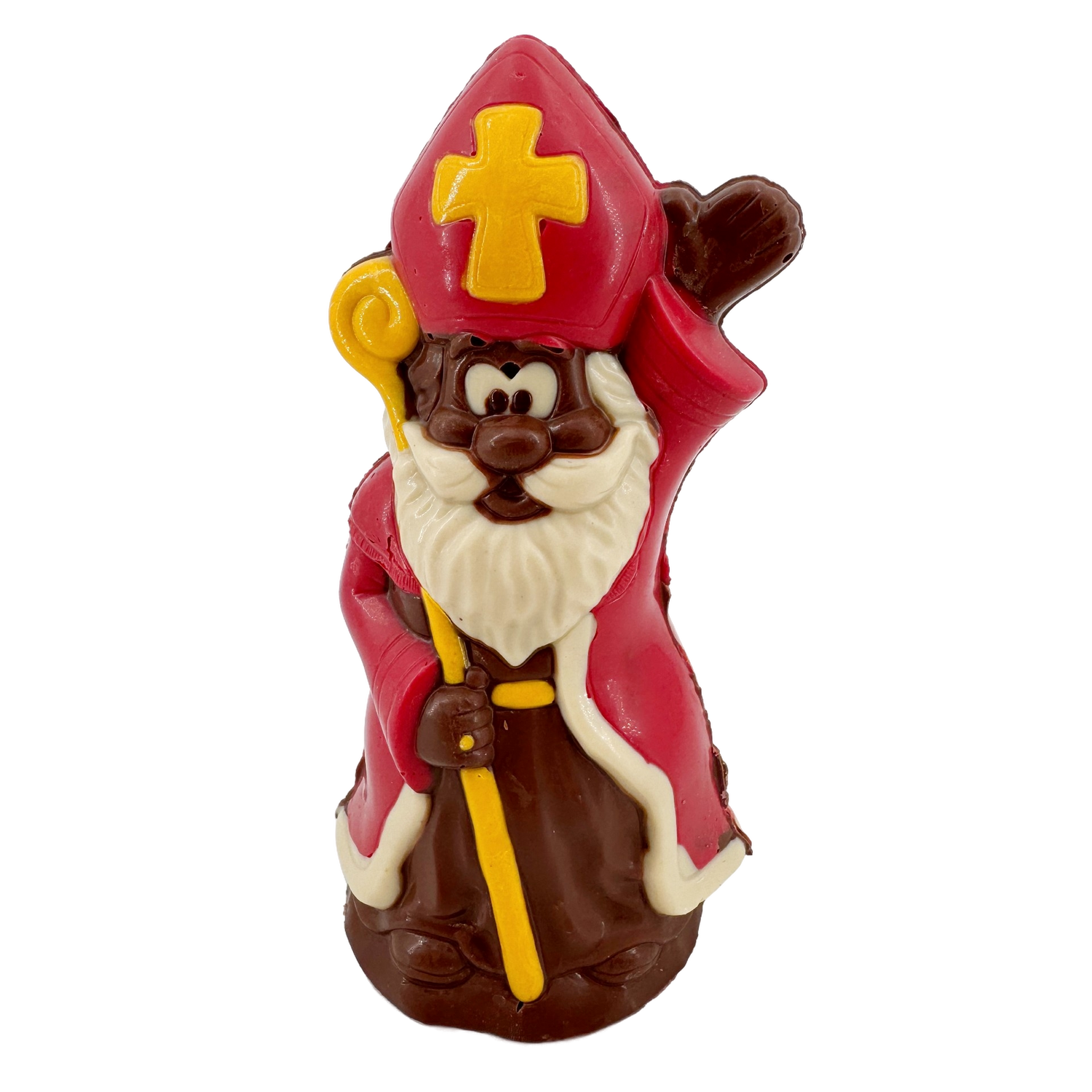 Vollmilchschokolade Sankt Nikolaus mit Zepter 250g