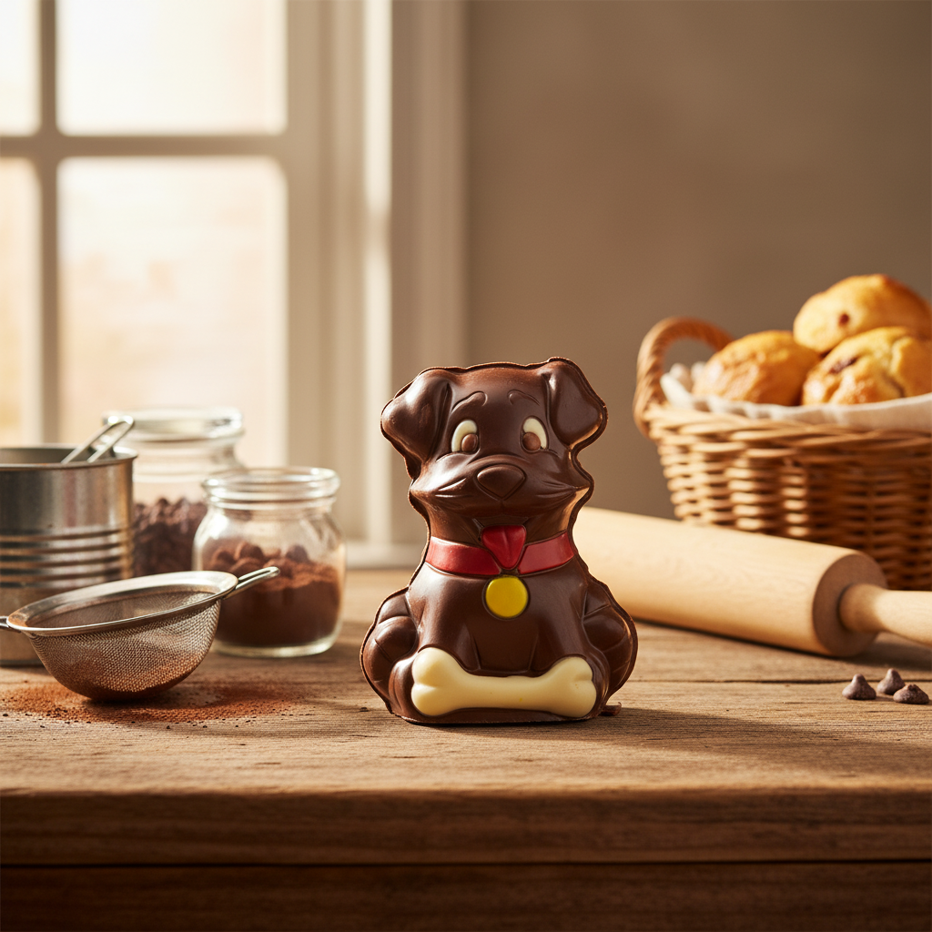 Cane al cioccolato fondente 75g