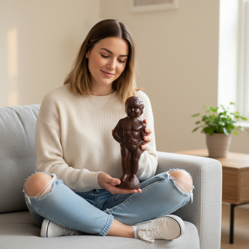 Dark chocolate Manneken Pis 450g