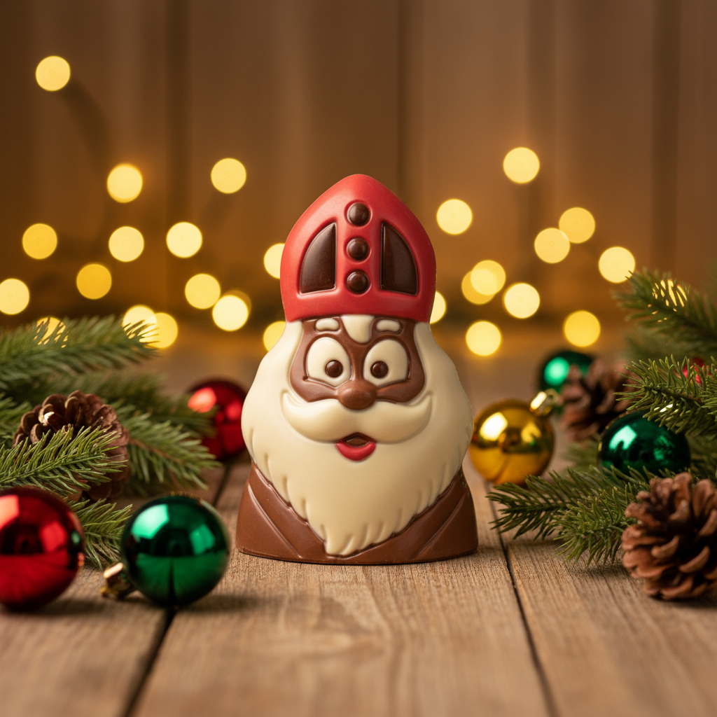 Milk chocolate Saint Nicholas bust 150g