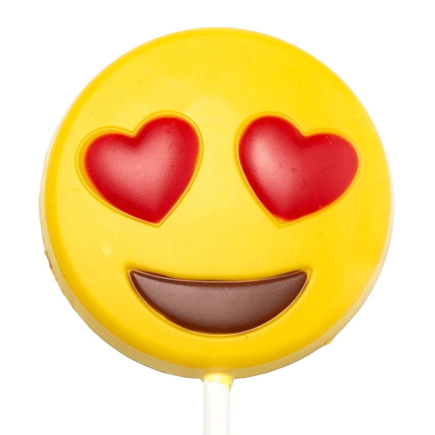 Emoji chocolat sucette amour