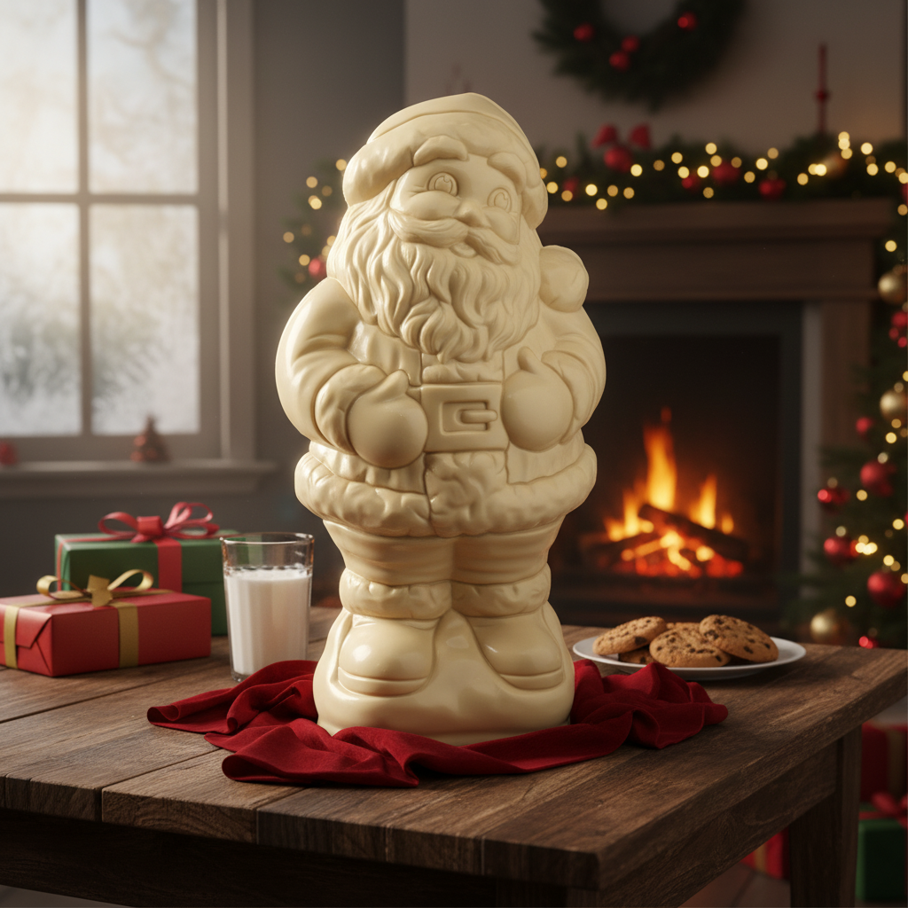 White chocolate Santa Claus 3 Kgs
