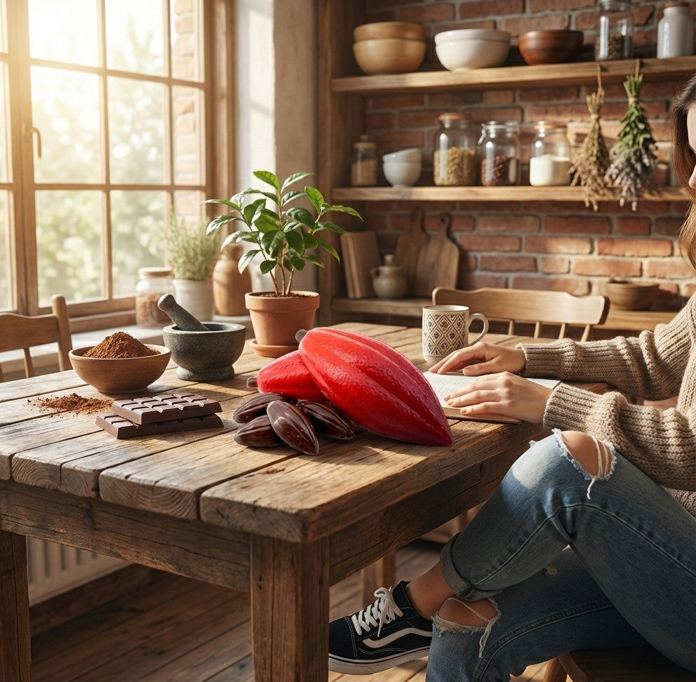 Cacao en vaina chocolate blanco 100 grs