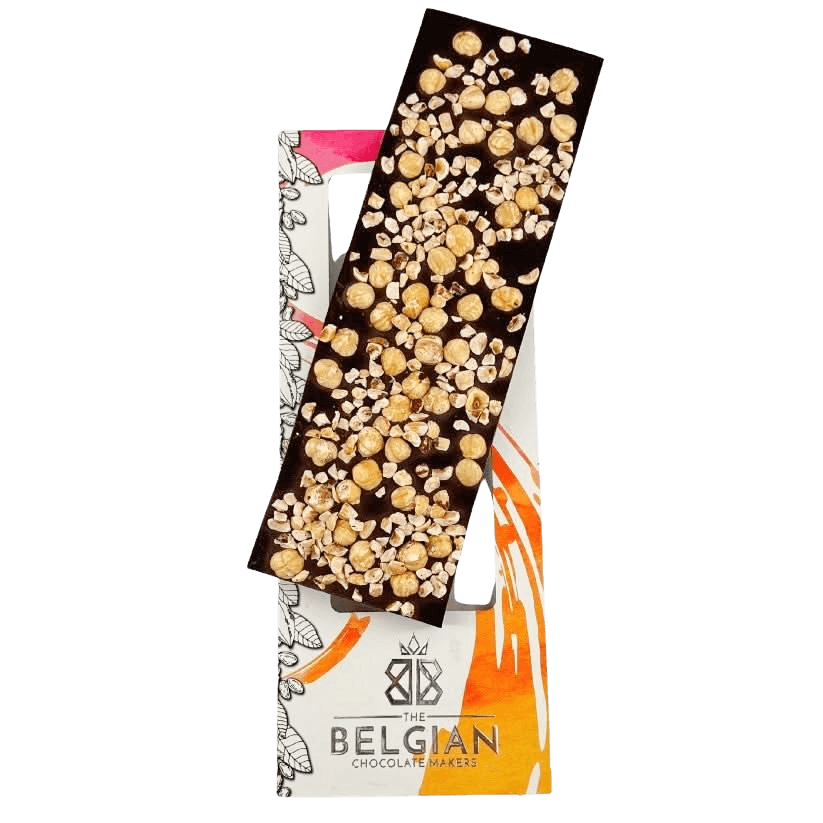 Tavoletta di cioccolato fondente Fantasy 550 gr con pezzetti di nocciola Piemonte