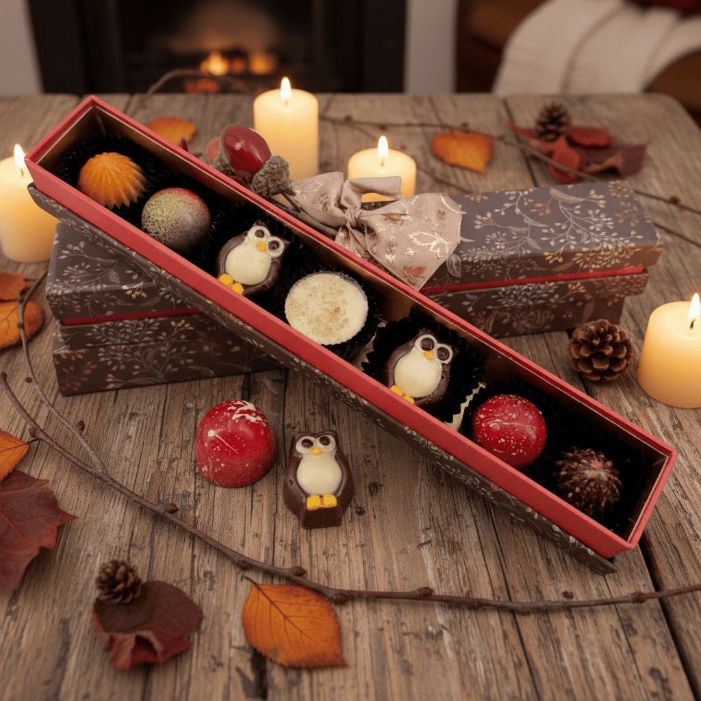 Autumn whispers pralines 105g 5407008478421 The Belgian Chocolate Makers