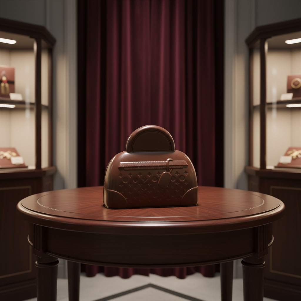 Sacchetto di cioccolato fondente di lusso da 250 g