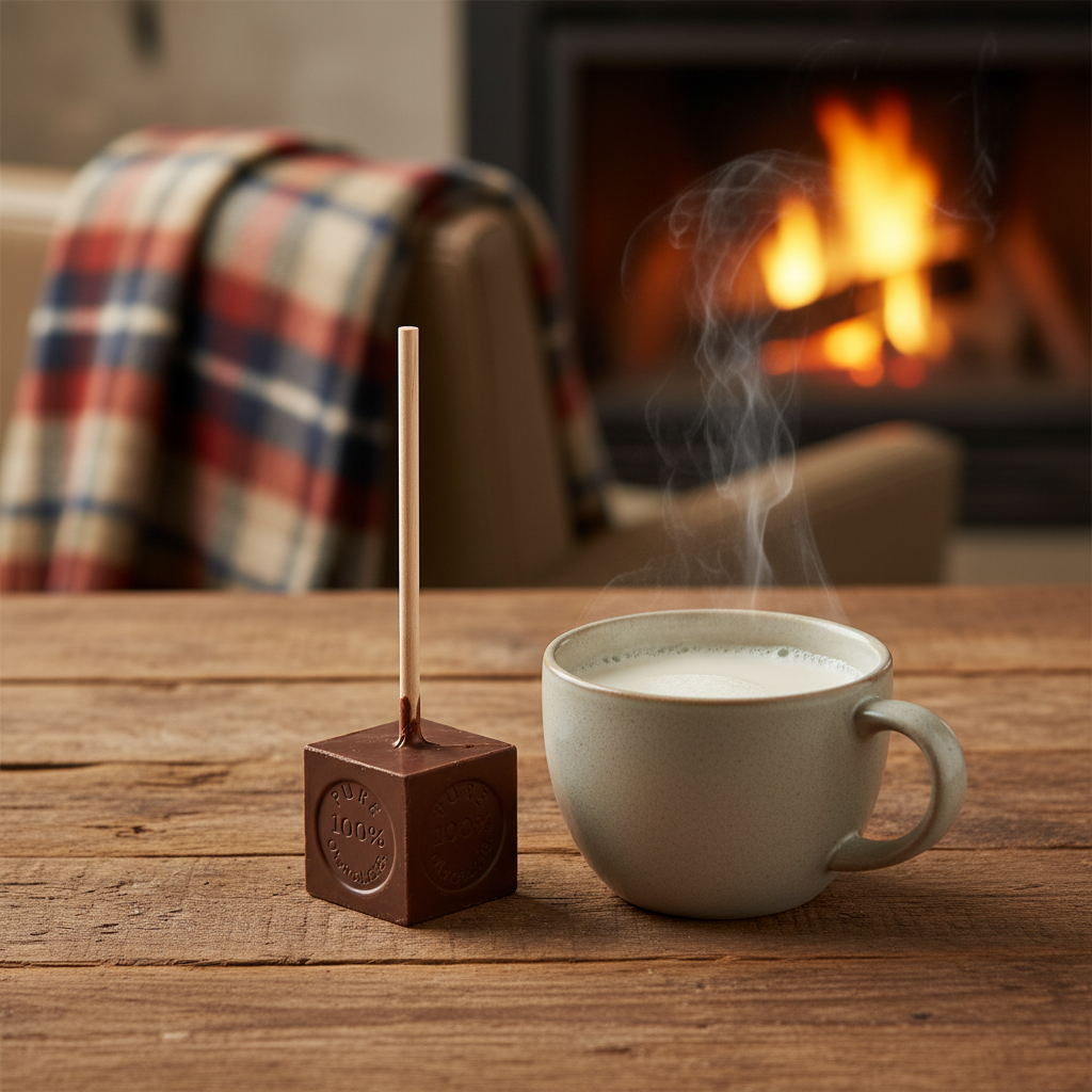 Bastoncino di cioccolato scuro