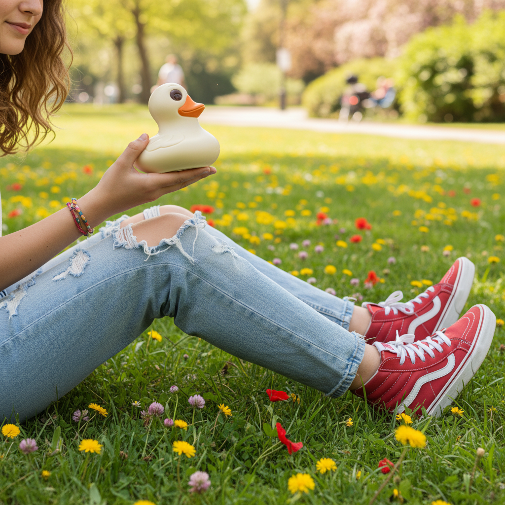 Eend XL (witte chocolade) 420 Grs