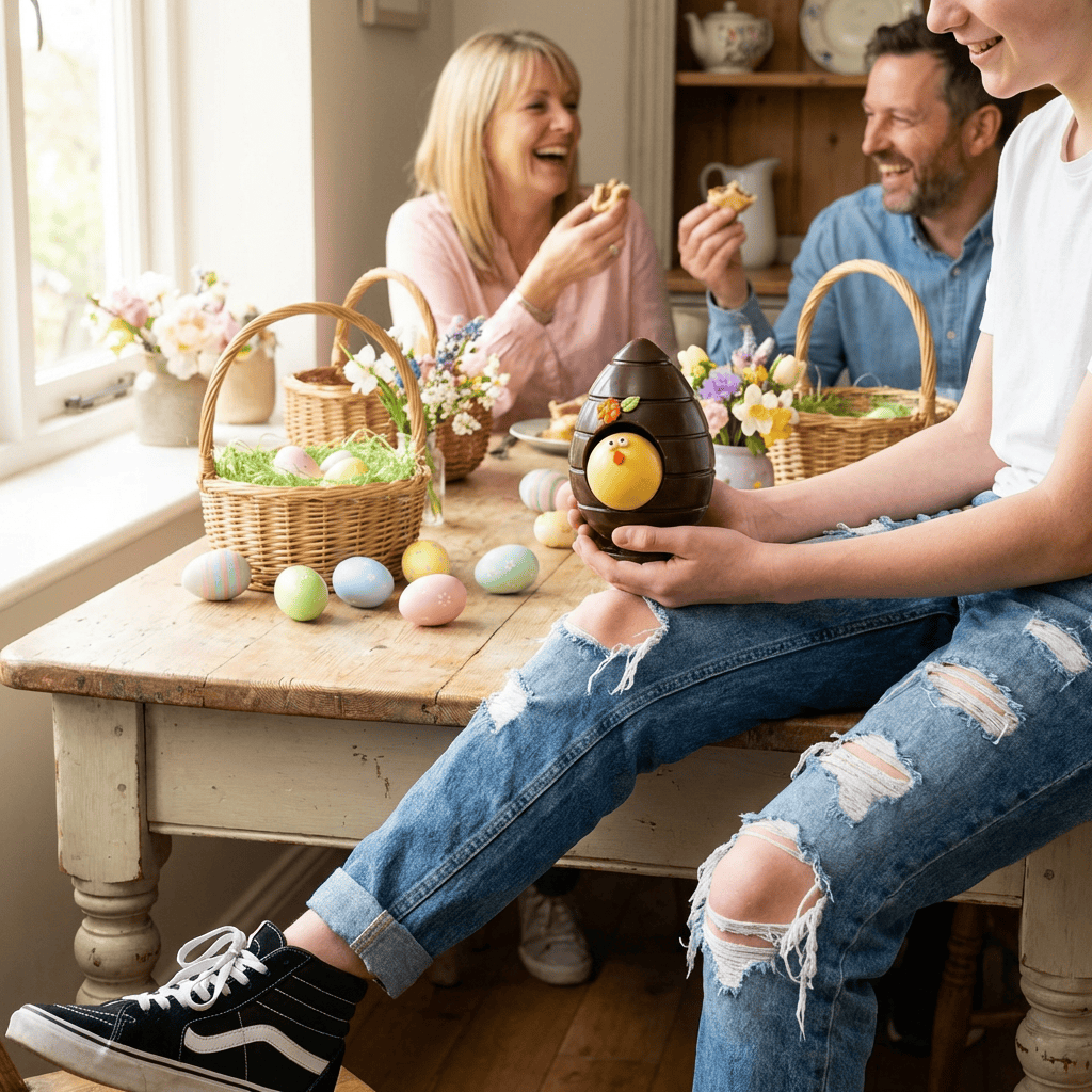 Bird dark chocolate Easter egg 500g 5407008478100 The Belgian Chocolate Makers