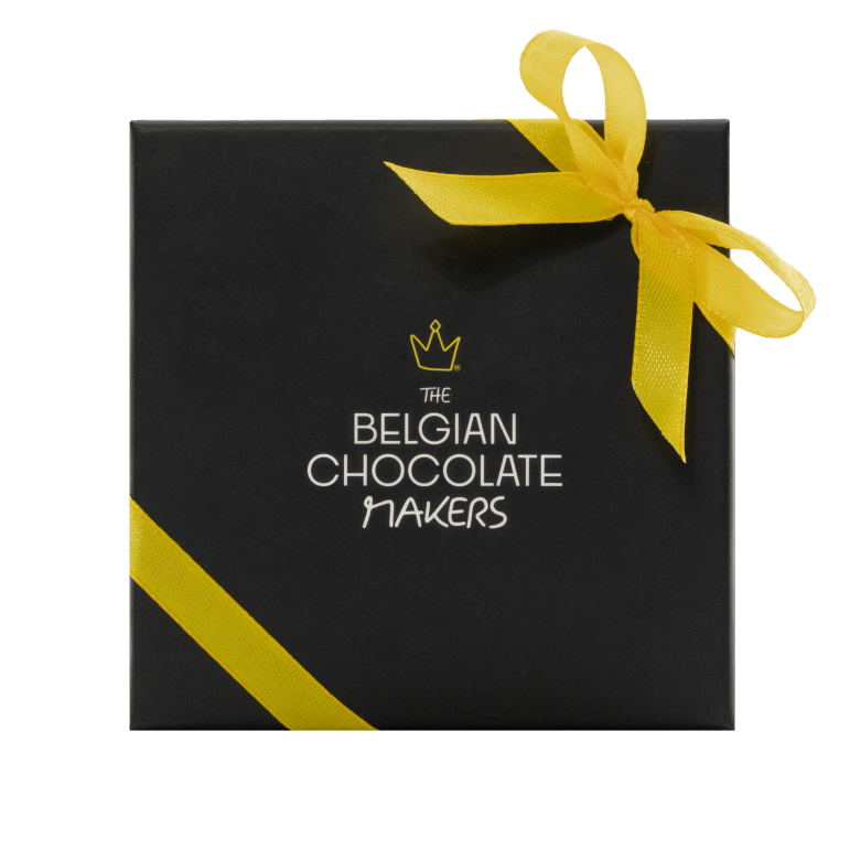 Black temptation box of 9 chocolate pralines 135g 5407008476632 The Belgian Chocolate Makers