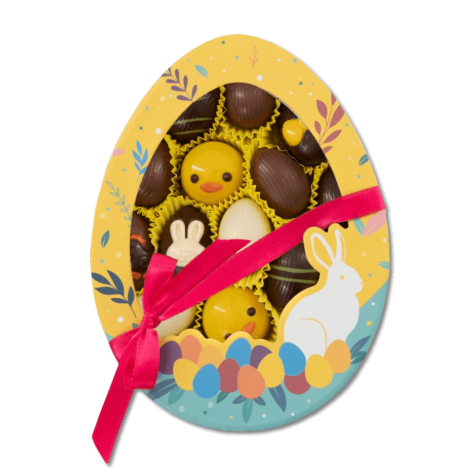 Box of 17 Easter chocolate eggs 145g 5407008470135 The Belgian Chocolate Makers
