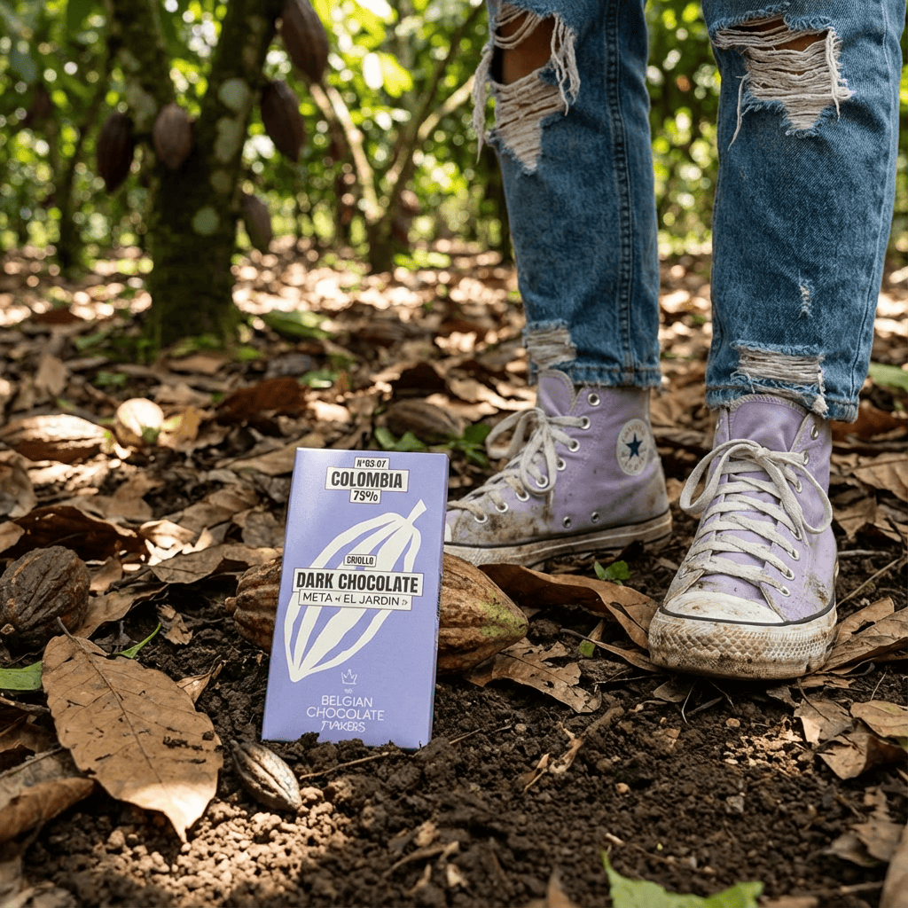 Chocolate bar Colombia Meta El Jardin 75% 5407008479329 The Belgian Chocolate Makers