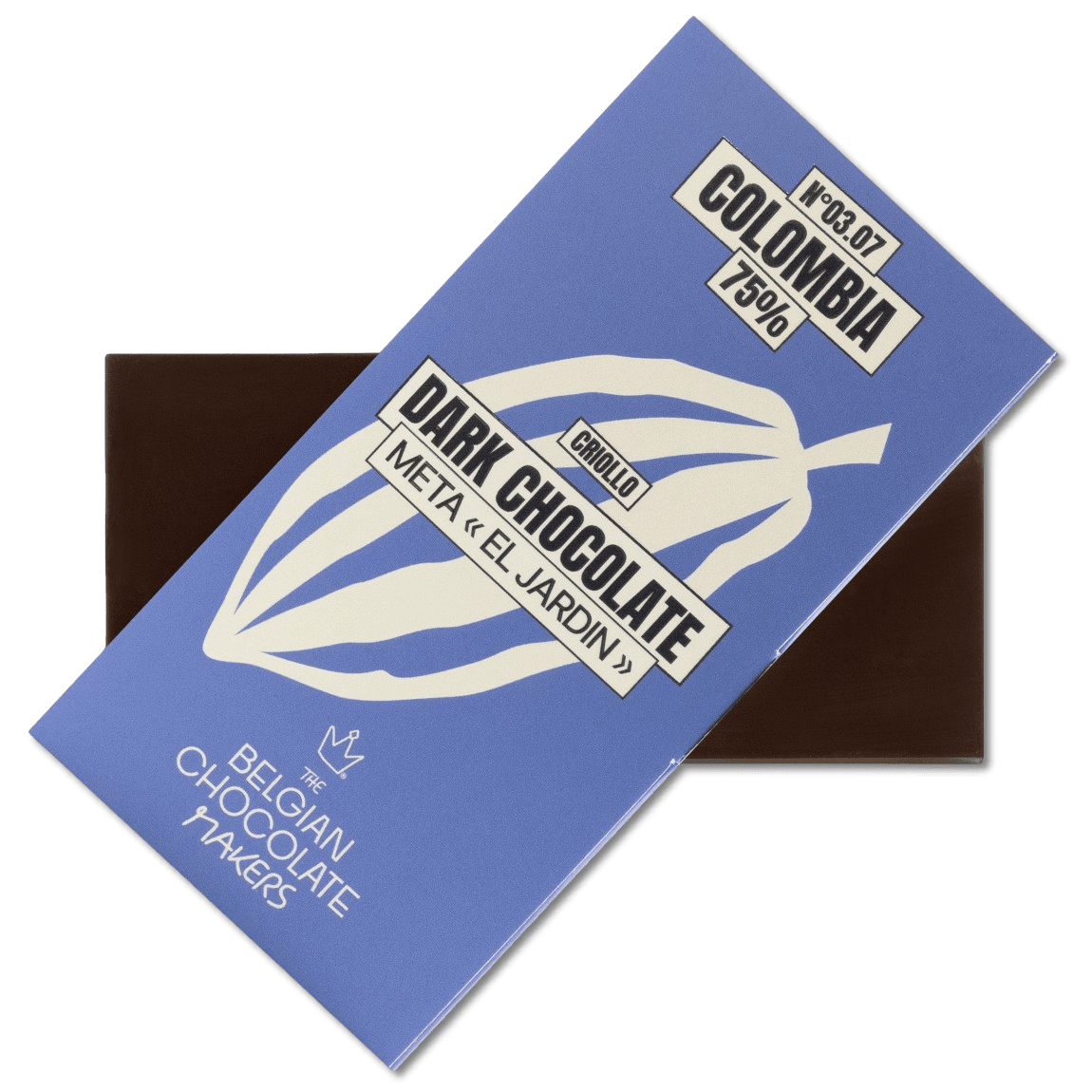 Chocolate bar Colombia Meta El Jardin 75% – The Belgian Chocolate