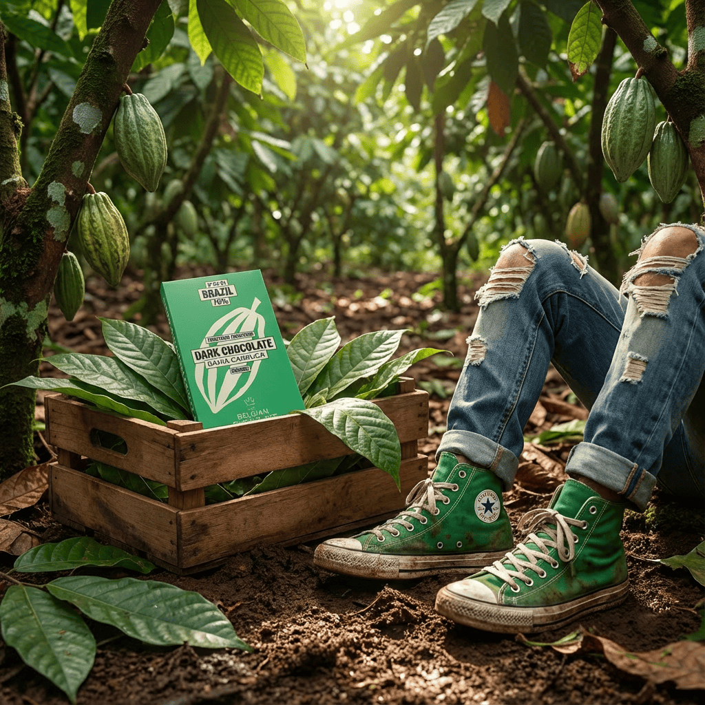 Chocolate bar origin Brazil Bahia Cabruca 70% 5407008479367 The Belgian Chocolate Makers