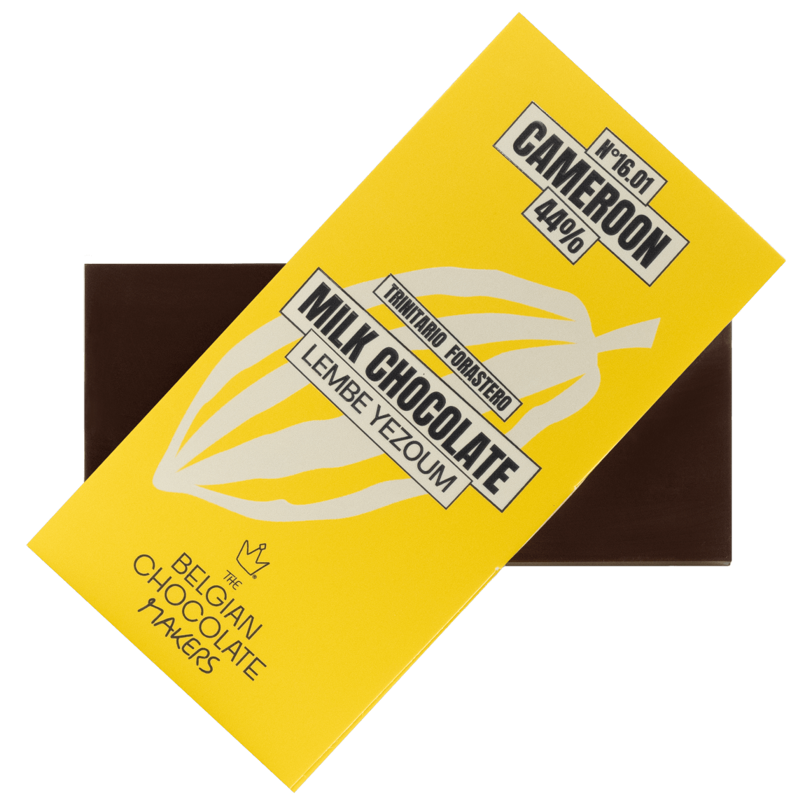 Chocolate bar origin Cameroon Lembé Yézoum 44% 5407008479350 The Belgian Chocolate Makers
