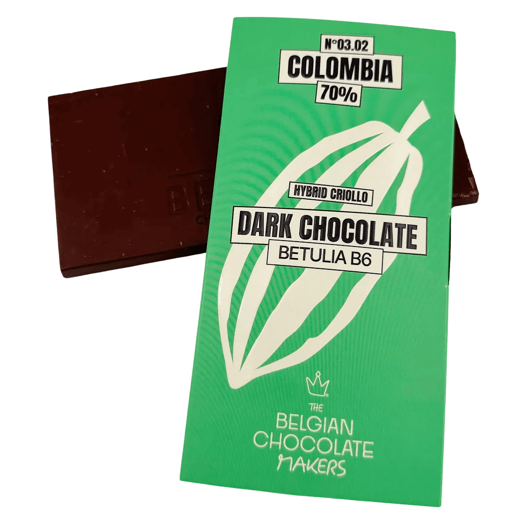 Chocolate bar origin Colombia Betulia B6 70% 5407008478261 The Belgian Chocolate Makers