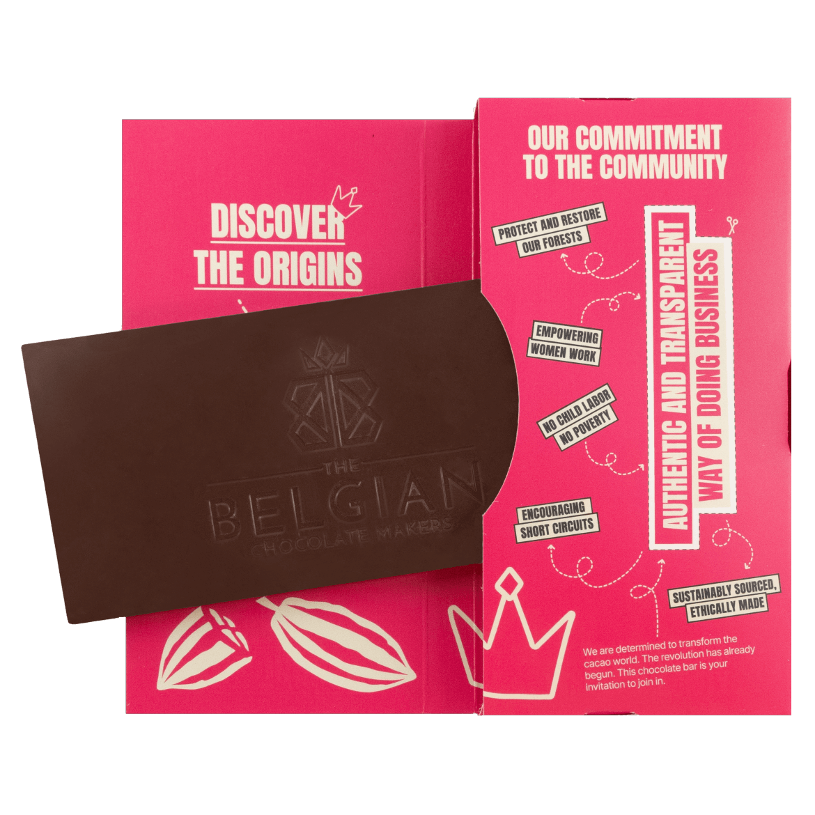 Chocolate bar origin Colombia Betulia B6 70% 5407008478261 The Belgian Chocolate Makers