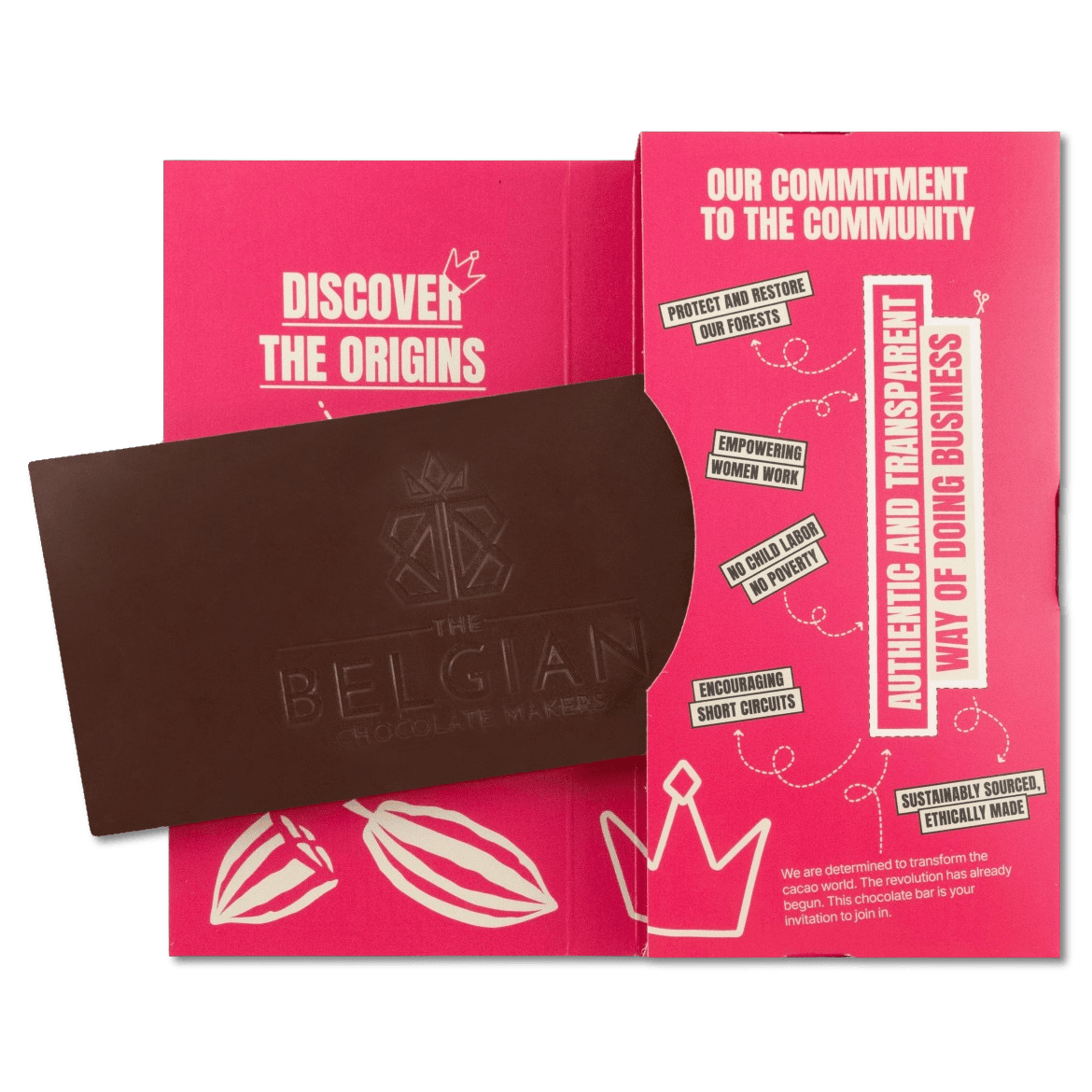 Chocolate bar origin Colombia Betulia B6 70% 5407008478261 The Belgian Chocolate Makers