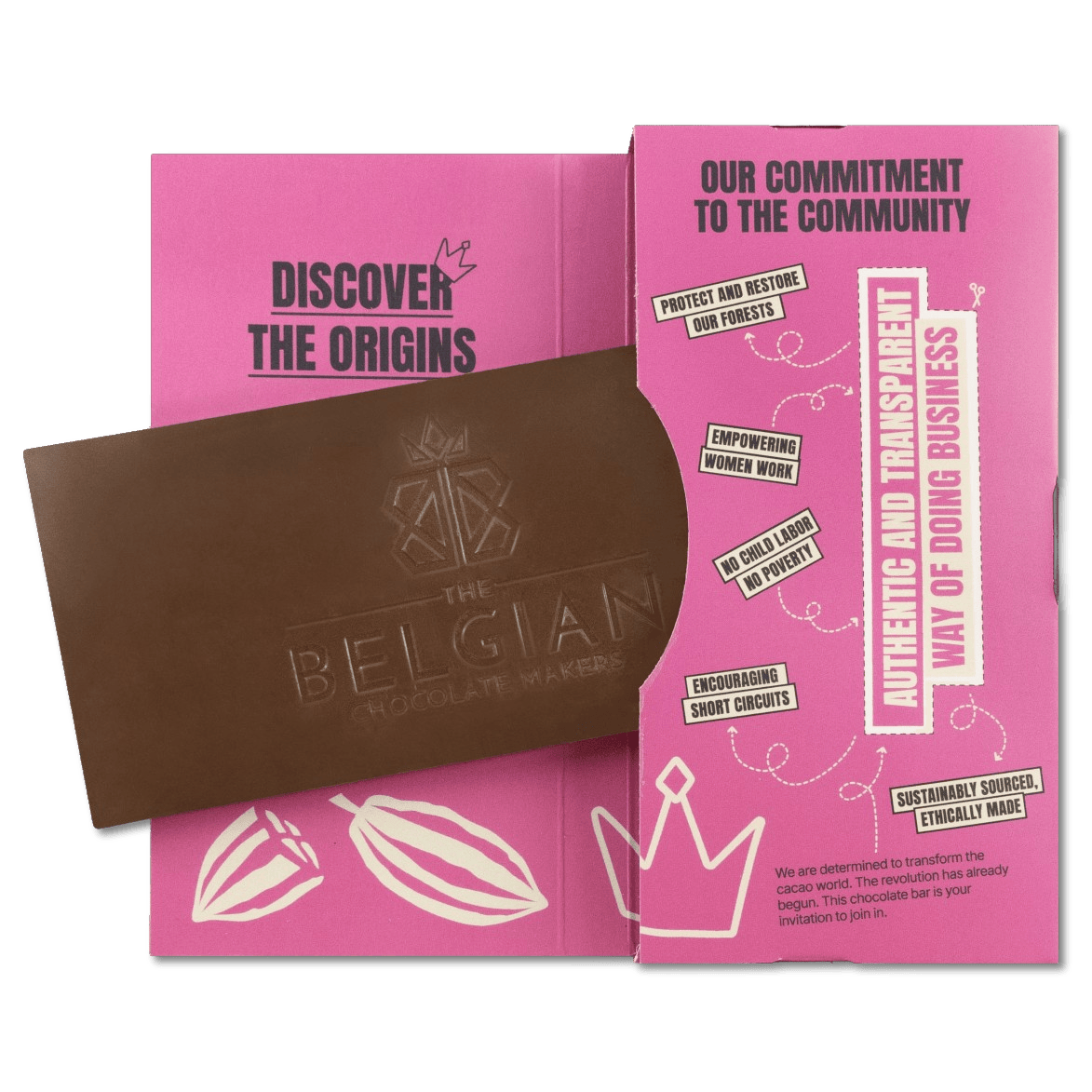 Chocolate bar origin Colombia Chigorodo Antiquia Acefuver 44% 5407008479343 The Belgian Chocolate Makers