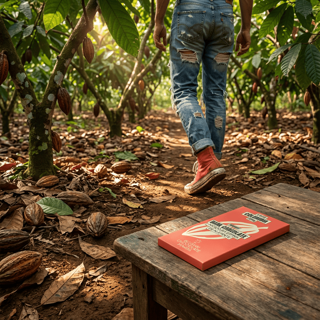 Chocolate bar origin Colombia Espina de Alicante 72% 5407008477646 The Belgian Chocolate Makers