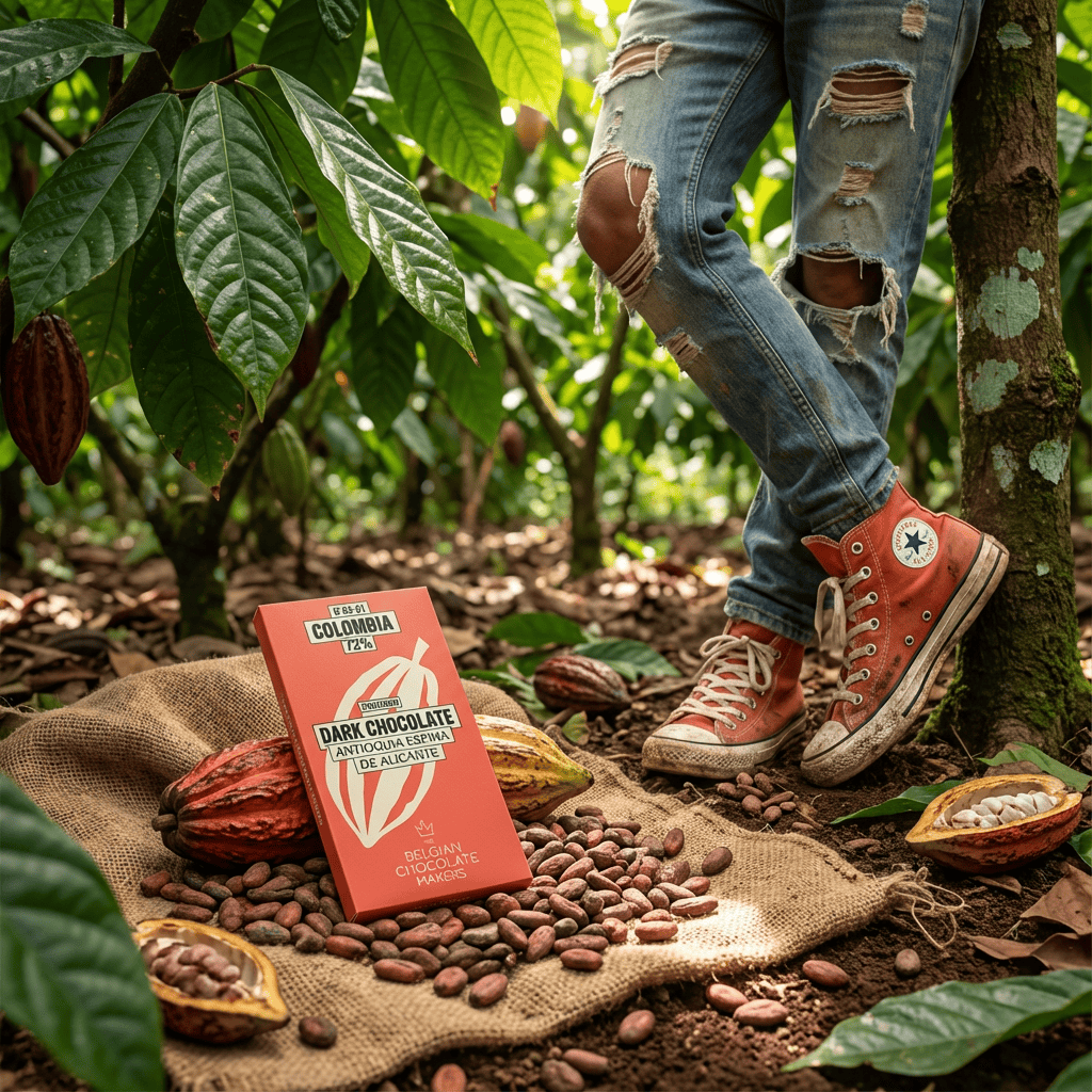 Chocolate bar origin Colombia Espina de Alicante 72% 5407008477646 The Belgian Chocolate Makers