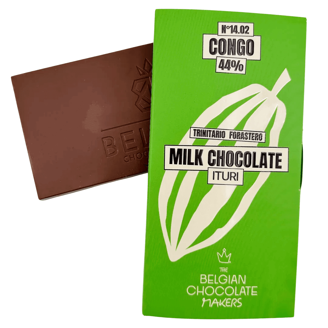 Chocolate bar origin Congo Ituri 44% 5407008477783 The Belgian Chocolate Makers