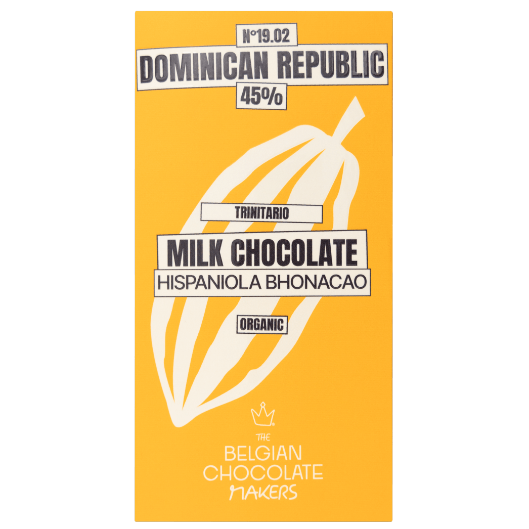 Chocolate bar origin Dominican Republic Hispaniola Bhonacao 45% 5407008470203 The Belgian Chocolate Makers