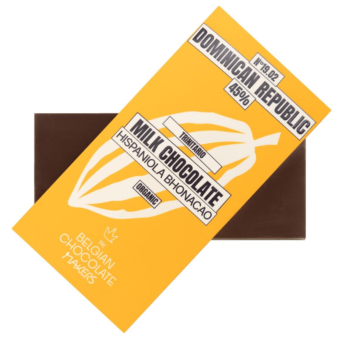 Chocolate bar origin Dominican Republic Hispaniola Bhonacao 45% 5407008470203 The Belgian Chocolate Makers