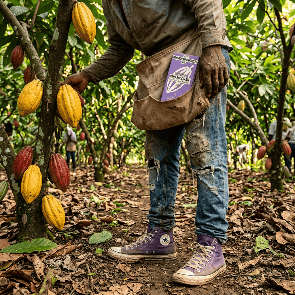Chocolate bar origin Dominican Republic Hispaniola Bhonacao 80% 5407008470210 The Belgian Chocolate Makers