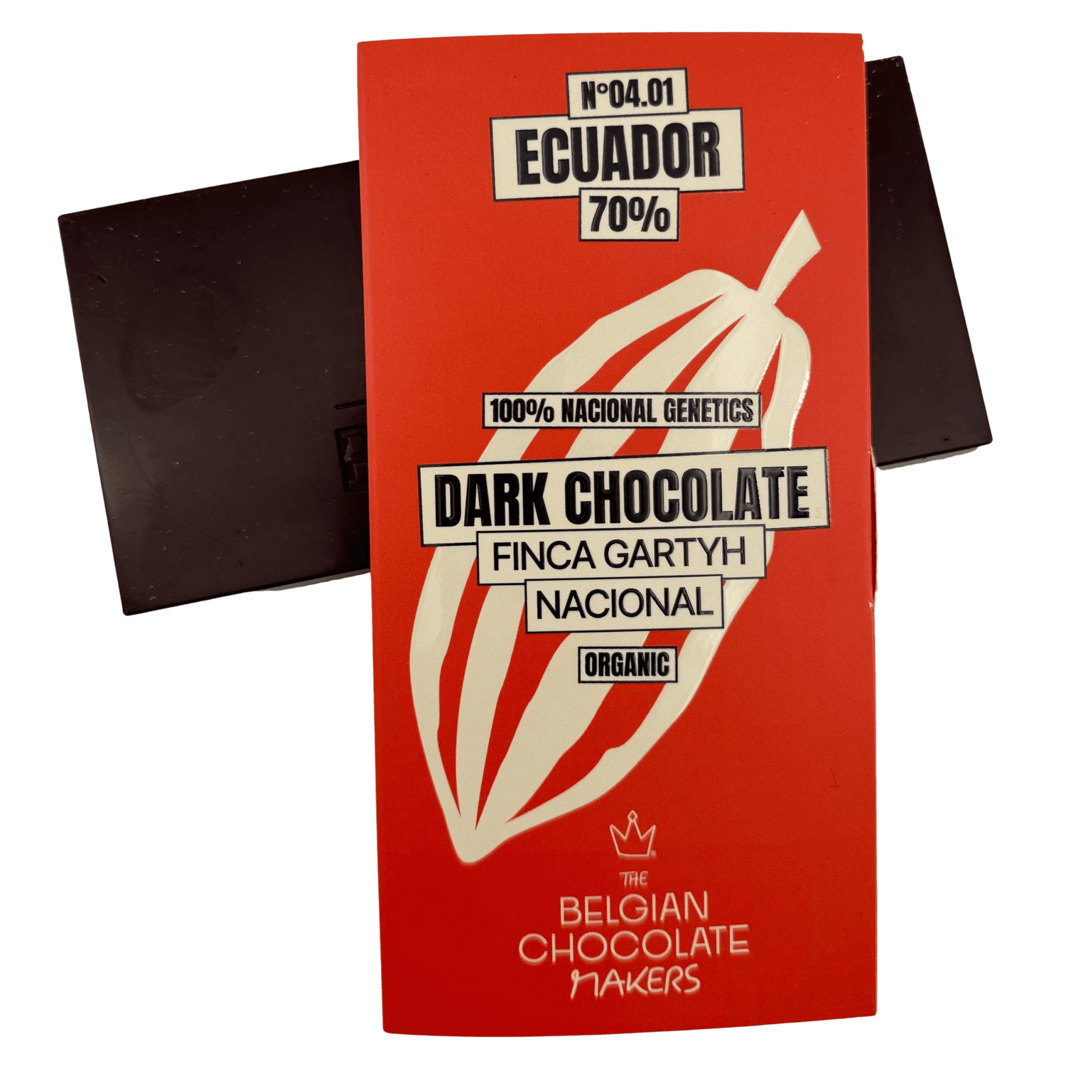 Chocolate bar origin Ecuador Finca Gartyh 70% 5407008478247 The Belgian Chocolate Makers