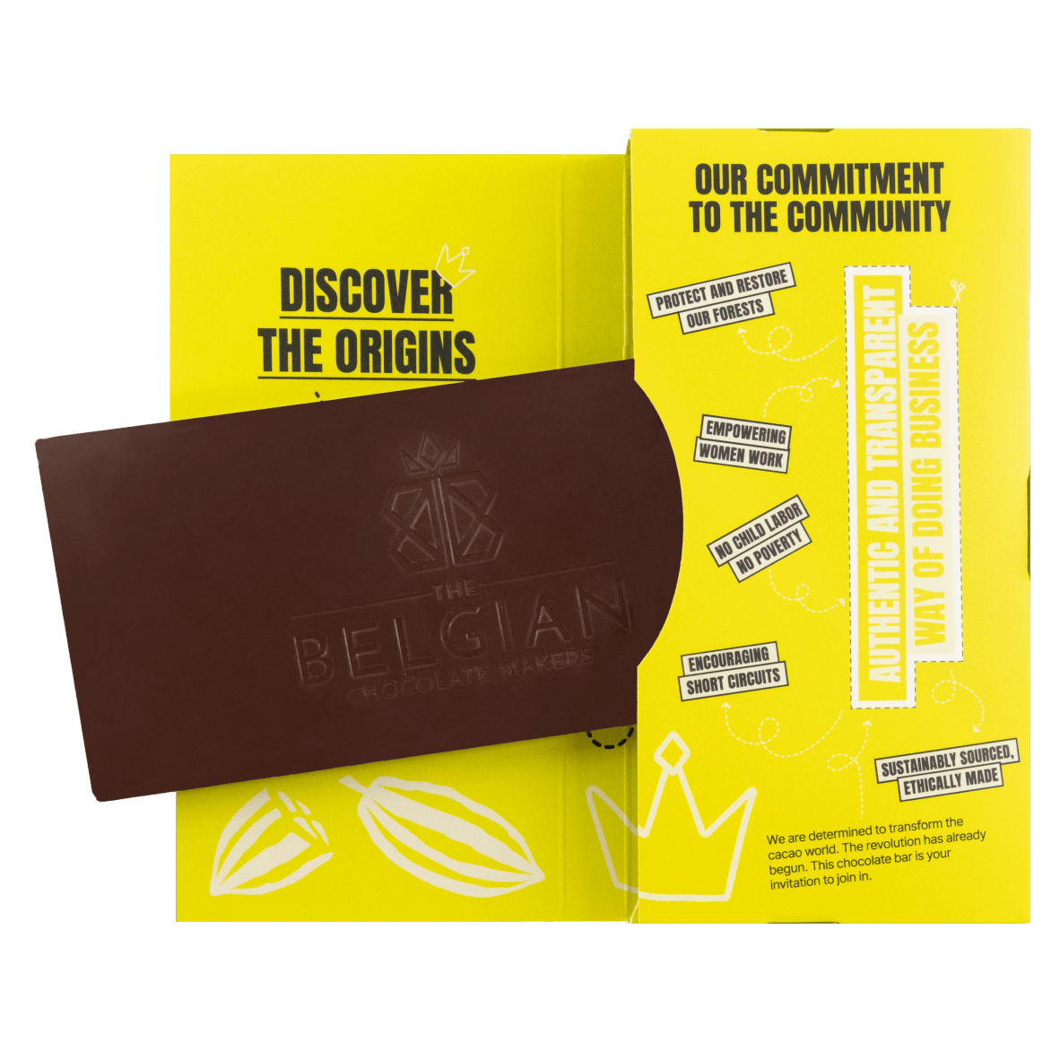 Chocolate bar origin Haïti Cap Haïtien 62% 5407008479541 The Belgian Chocolate Makers