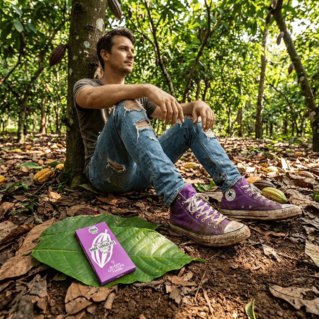 Chocolate bar origin India Idukki Kerala 75% 5407008476342 The Belgian Chocolate Makers