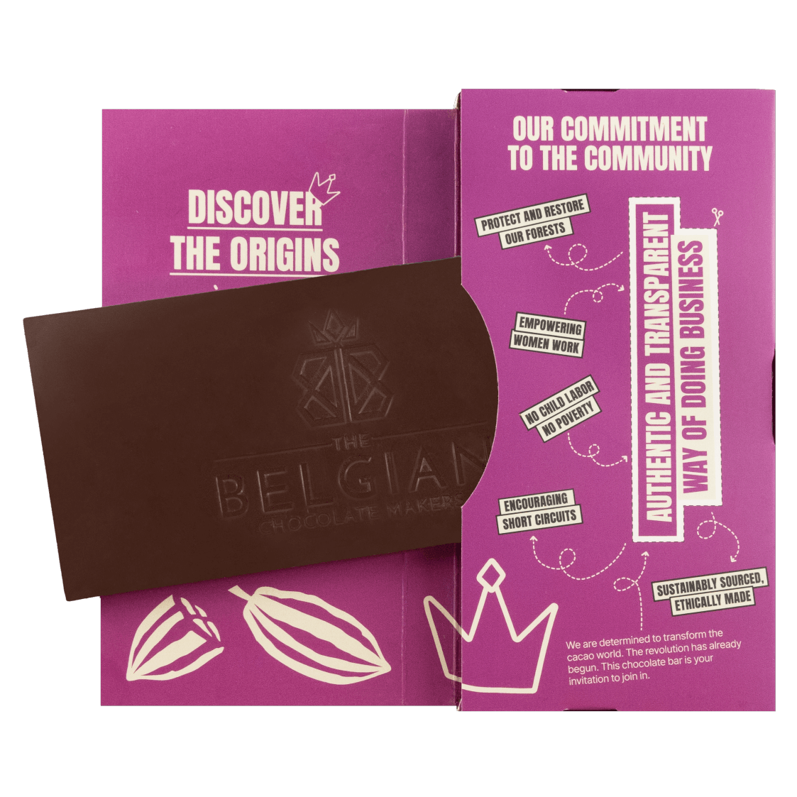 Chocolate bar origin India Idukki Kerala 75% 5407008476342 The Belgian Chocolate Makers