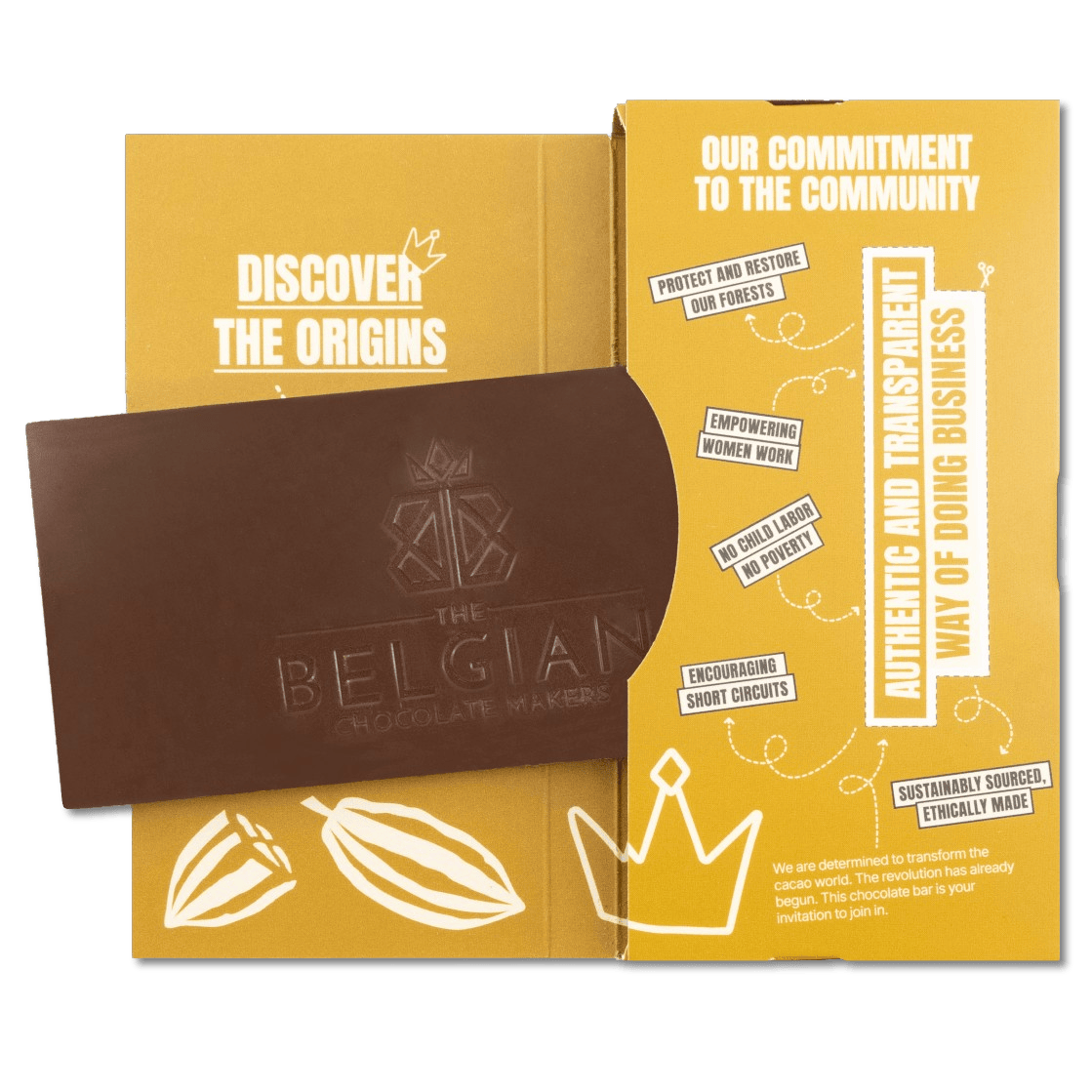 Chocolate bar origin Madagascar Mava Ottange 75% 5407008476113 The Belgian Chocolate Makers