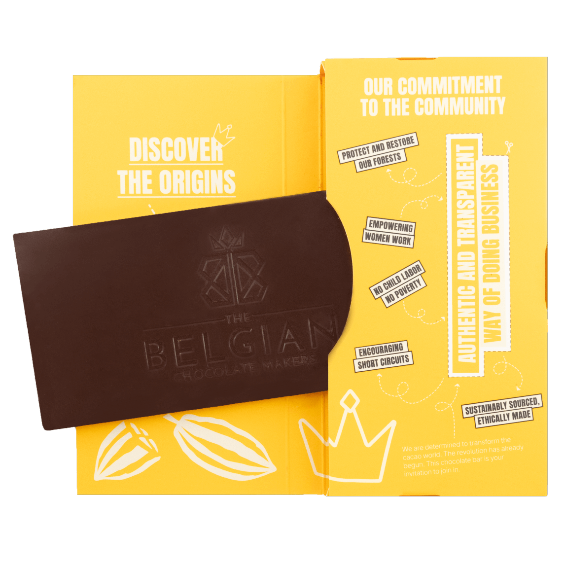 Chocolate bar origin Madagascar Sambirano 64% 5407008479527 The Belgian Chocolate Makers