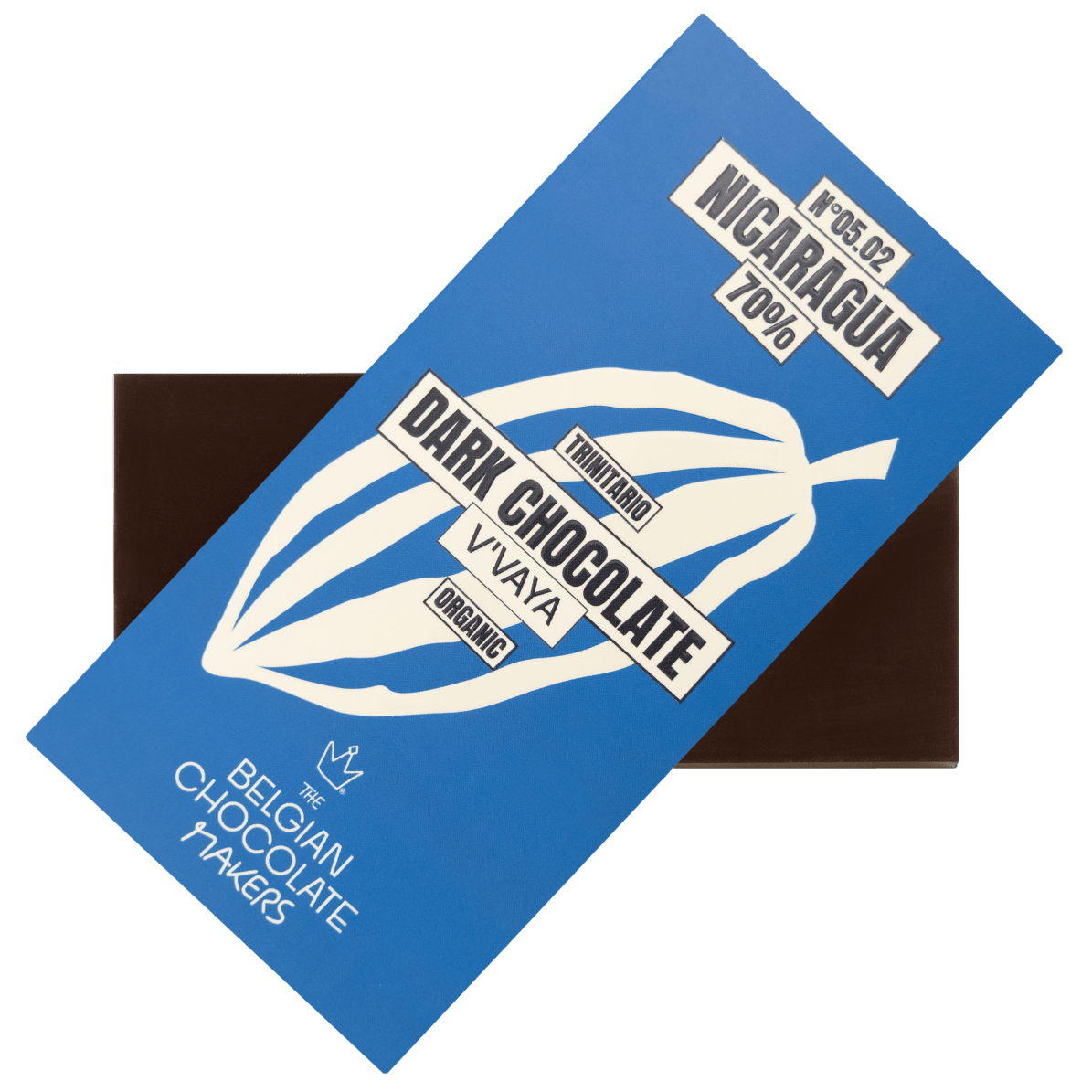 Chocolate bar origin Nicaragua V'Vaya 70% 5407008478254 The Belgian Chocolate Makers