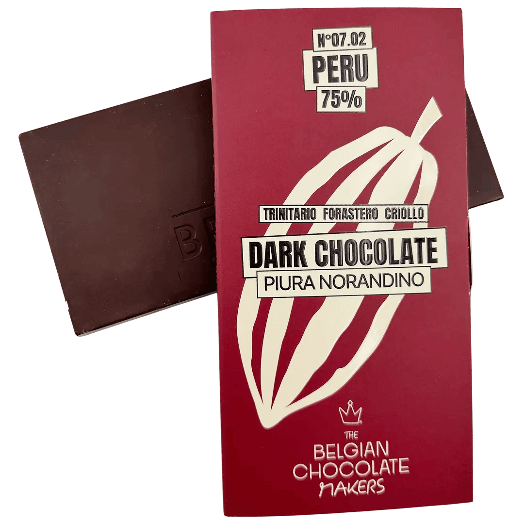 Chocolate bar origin Peru Piura Noradino 75% 5407008479374 The Belgian Chocolate Makers