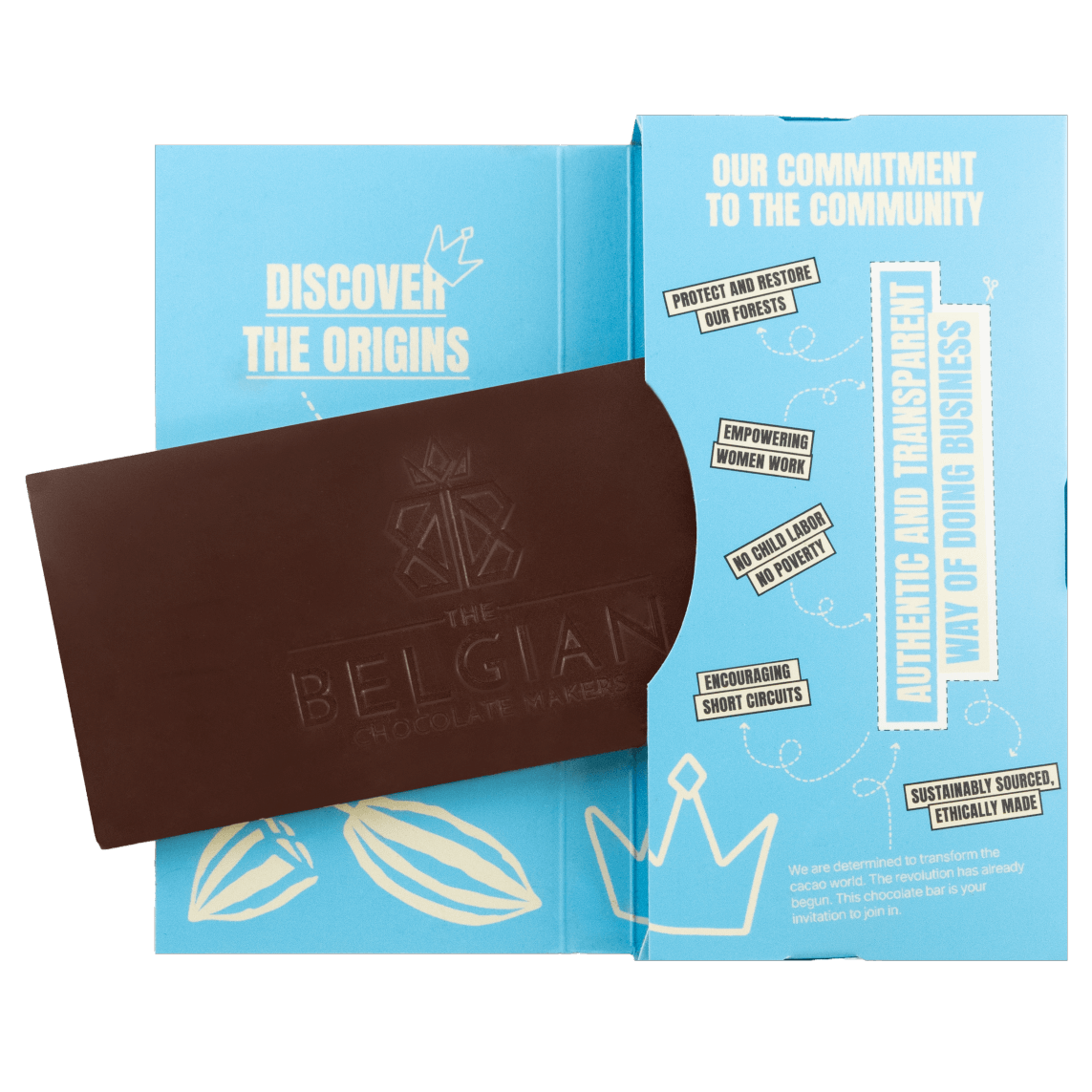 Chocolate bar origin Philippines Luna 70% 5407008476243 The Belgian Chocolate Makers