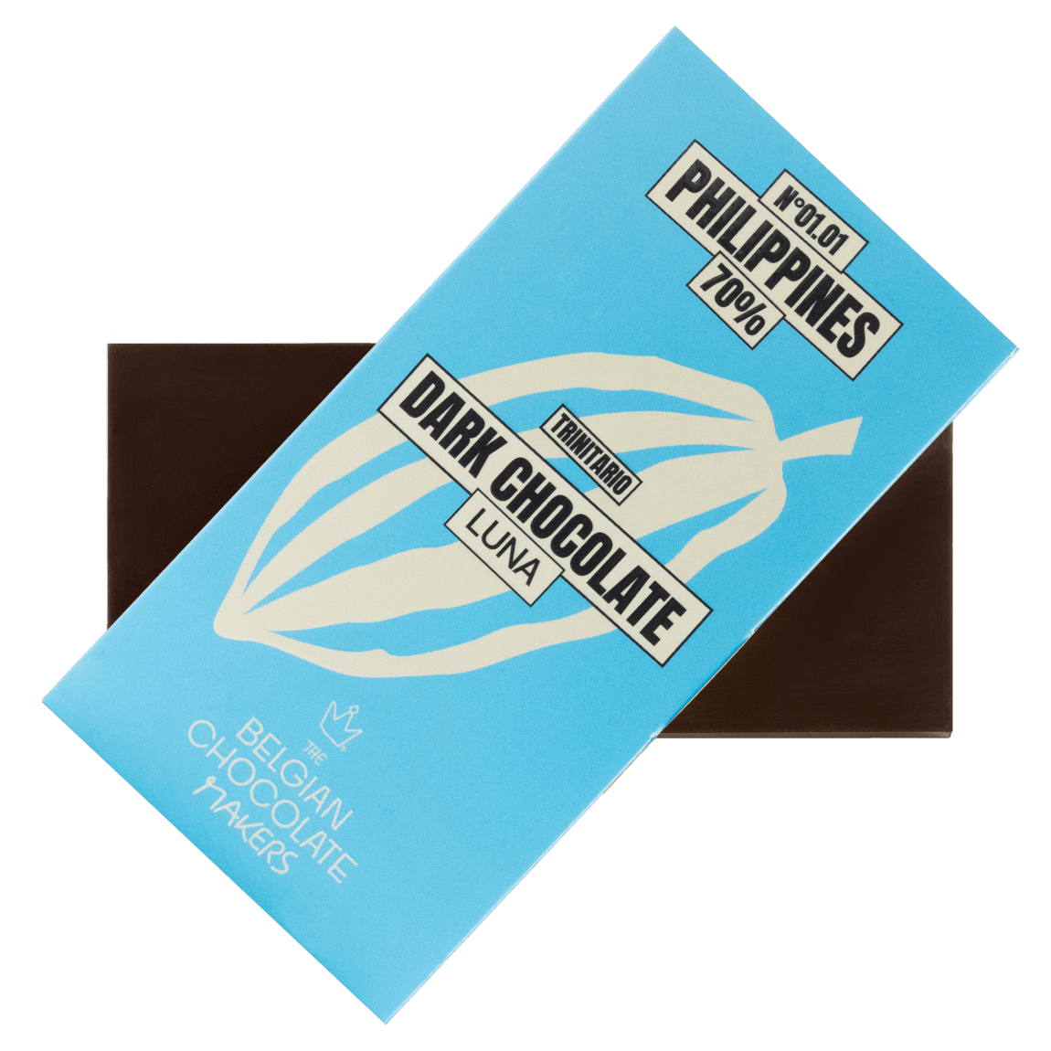 Chocolate bar origin Philippines Luna 70% 5407008476243 The Belgian Chocolate Makers