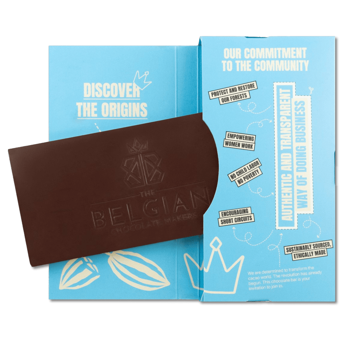 Chocolate bar origin Philippines Luna 70% 5407008476243 The Belgian Chocolate Makers