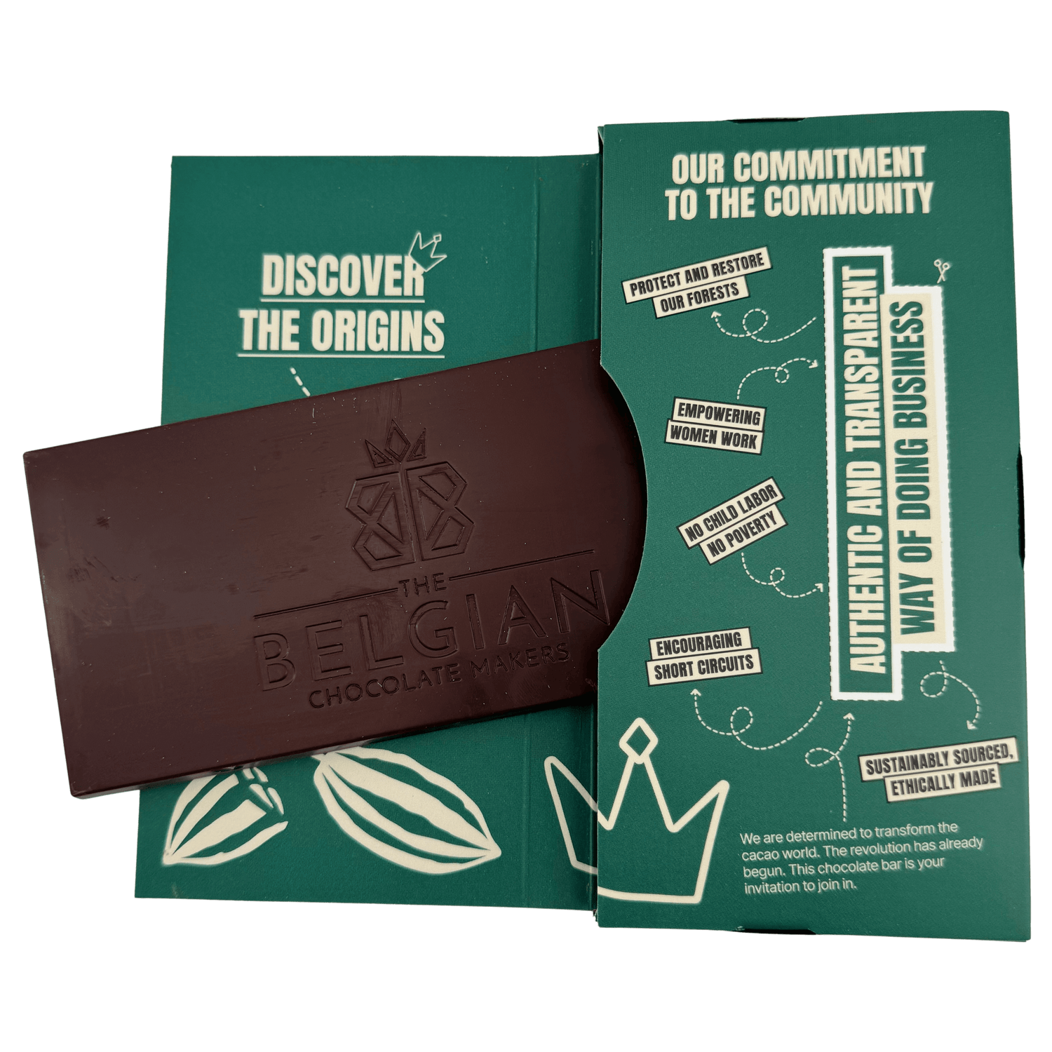 Chocolate bar origin Tanzania Kokoa Kamili 75% 5407008475987 The Belgian Chocolate Makers