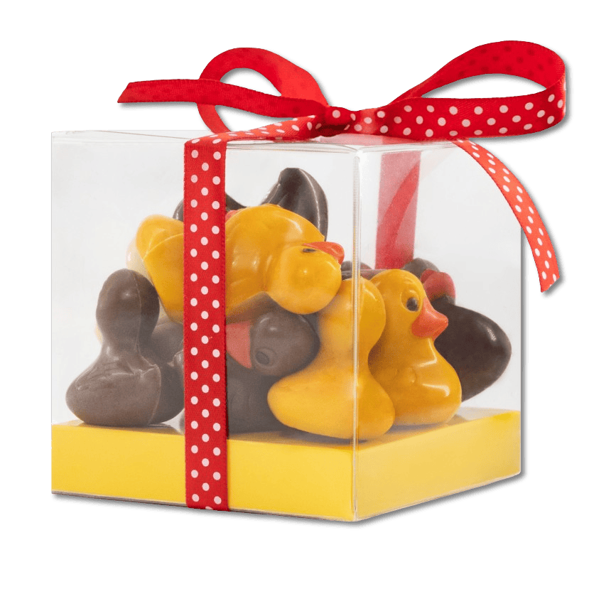 Chocolate ducks (praliné) 190g 5407008478353 The Belgian Chocolate Makers