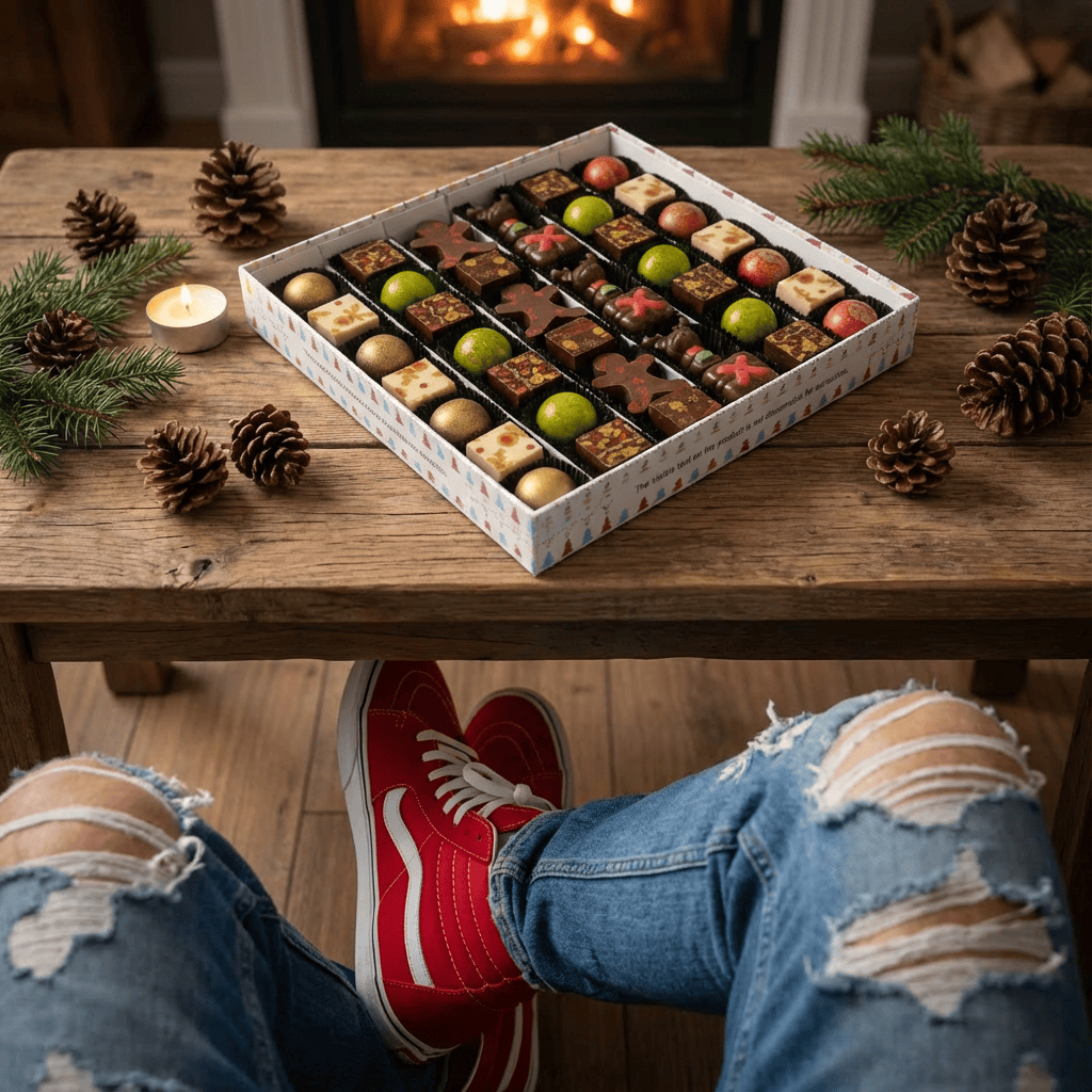 Christmas box my bear friend 40 pralines 570g 5407008478568 The Belgian Chocolate Makers