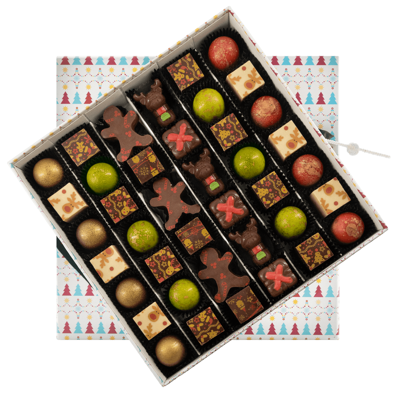 Christmas box my bear friend 40 pralines 570g 5407008478568 The Belgian Chocolate Makers