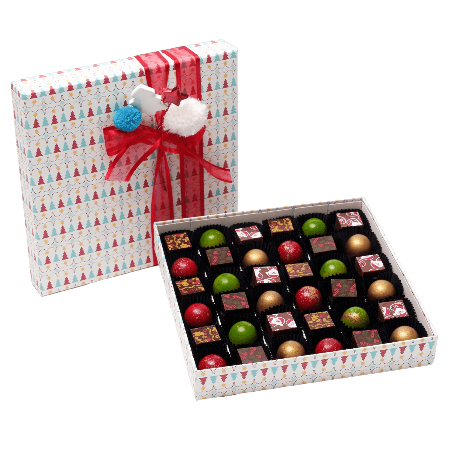 Christmas box my bear friend 40 pralines 570g 5407008478568 The Belgian Chocolate Makers