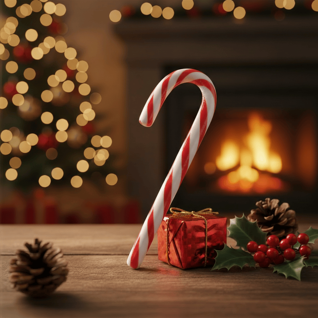 Christmas candy cane 14g 4029811459551 The Belgian Chocolate Makers