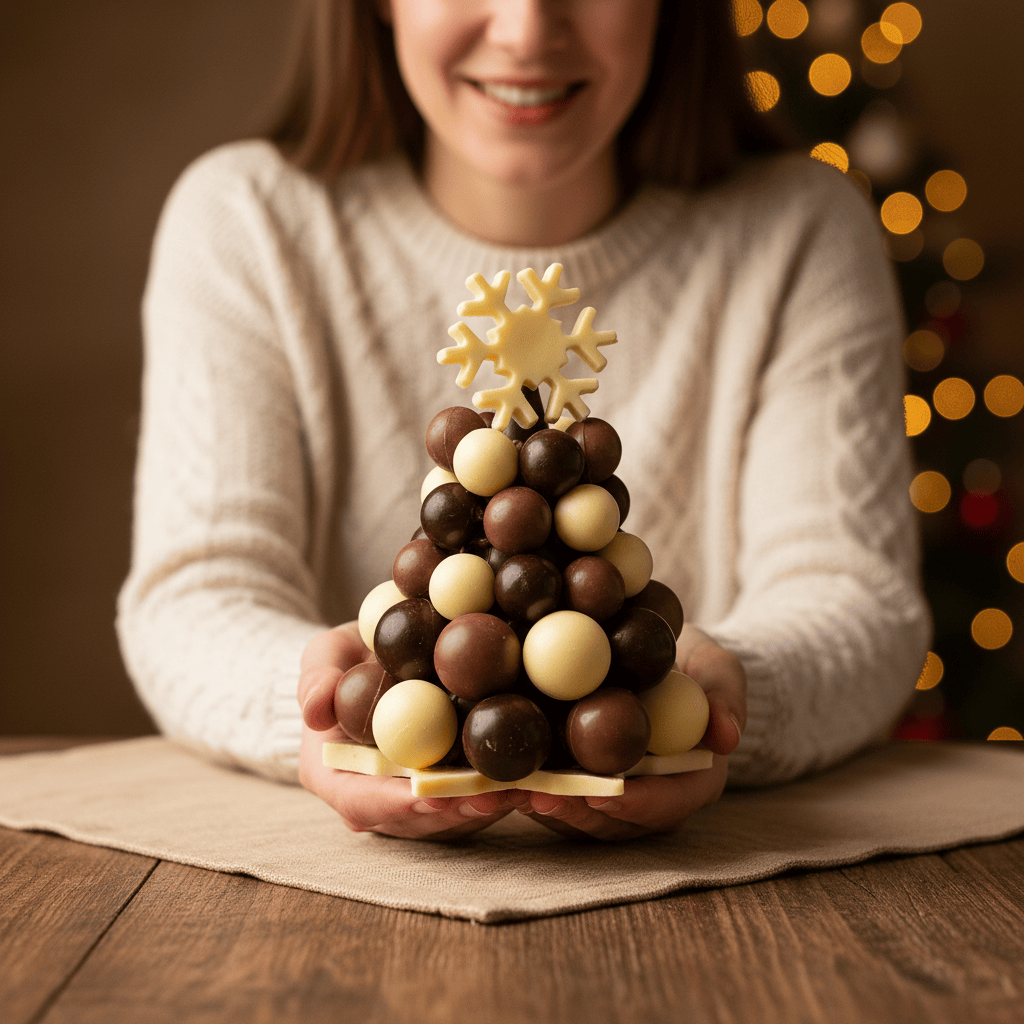 Christmas tree 300g 5407008474904 The Belgian Chocolate Makers